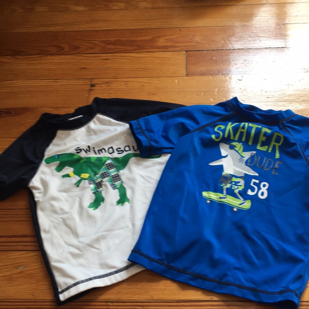 2 Gymboree Rash Guards - 3T